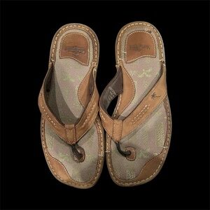 Margaritaville Brown and Tan Men's Sandals